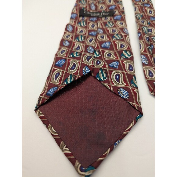 Vintage Christian Dior Monsieur Shell/Fish Pointed Classic Necktie Tie‎ - Picture 6 of 8